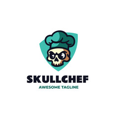 Mascot Skull Chef Logo Design