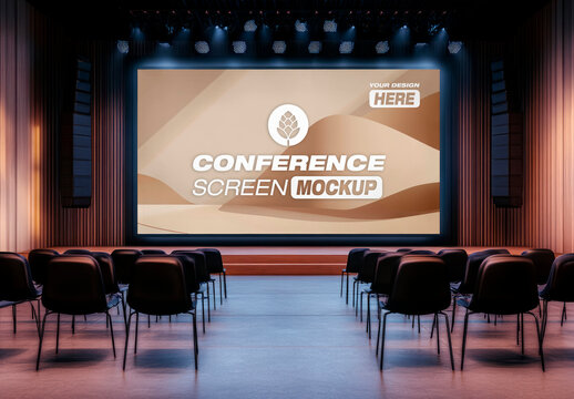 Conference Screen Mockup