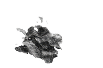 Abstract Glittering Cloud Formation Against Black Background