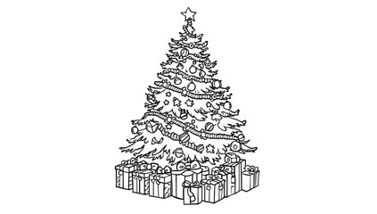 decorated christmas tree