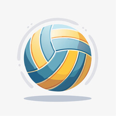 Volleyball ball &mdash; flat vector illustration