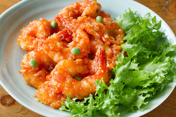 エビのチリソース煮