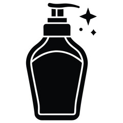 skincare lotion vector icon