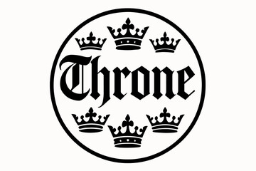 Fototapeta premium Gothic Royal Throne.