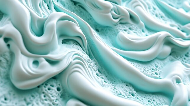 In Abstract Waves, gentle shades evoke fluidity and motion through a captivating display of undulating texture and form