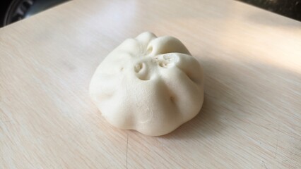 warm white cooked steamed buns