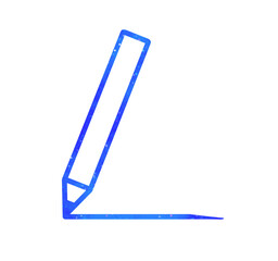 青い星空｜ペンと線