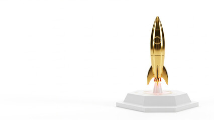 Golden Rocket on Launchpad