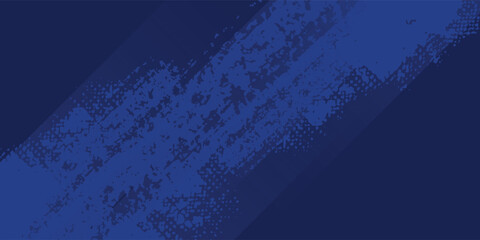 Aesthetic blue color pattern gradient grunge texture background. Dots pop art comics sport style vector illustration Abstract background dark blue with modern corporate concept