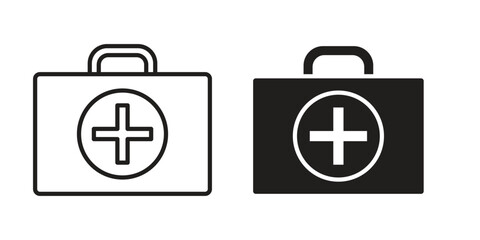 First aid icon simple vector symbol