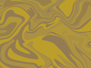 Brown with yellow liquify wallpaper
