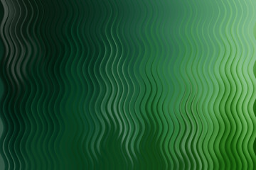 Abstract green wavy background with smooth transitions and subtle light effects