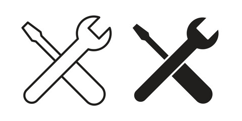 Repair icon simple vector symbol