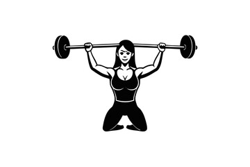 Obraz premium Strong young man lifting weights with dumbbells at the gym for strength training