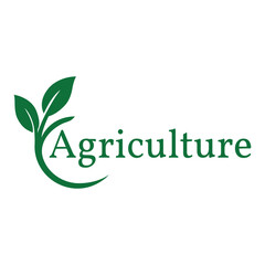 Naklejka premium Green Agriculture Logo design for Agricultural Brand