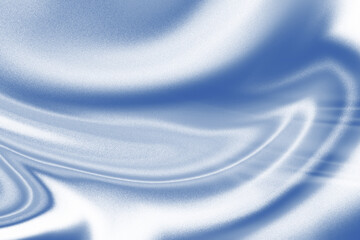 Sweeping blue arc with soft ripples and echo lines over a delicate grain gradient.