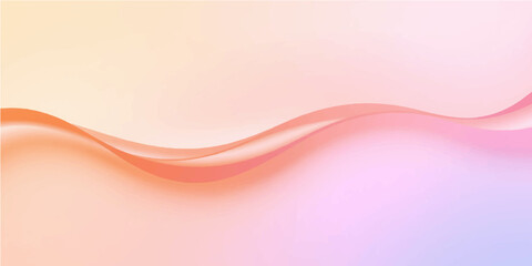 Abstract background with pink and red waves and curves in a vibrant digital art design