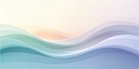 Abstract blue wave vector design illustration for web backgrounds and flowing water motion texture