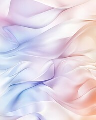 Abstract artwork featuring a blend of soft pastel colors.