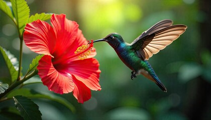 Fototapeta premium hummingbird in flight