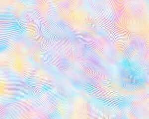 Vibrant blend of colors creates a soothing visual experience.