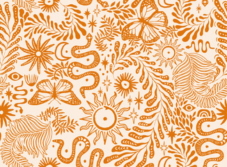 Bohemian Floral Boho Pattern