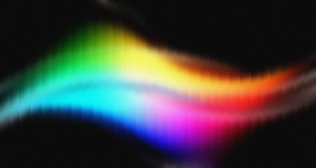 Chromatic Cascade Abstract Flow of Vibrant Rainbow Hues on Textured Dark Backdrop