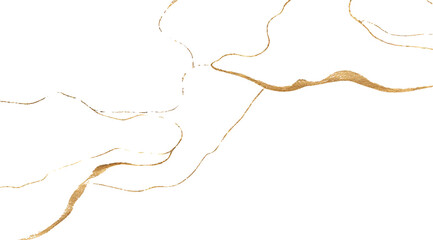 Gold Marble Line Texture Background