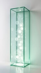 Glass component art exhibition scene