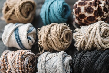Cozy Yarn Balls Assortment for Knitting and Crafting Projects