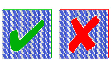 Checkmark And Cross Transparent Background, Yes And No, Tick, Checkbox