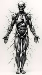 Fototapeta premium Scenes for showcasing human body art