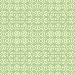 Earthy Tone Traditional Embroidery Art Abstract with Pixel Art Designs for Textile Print