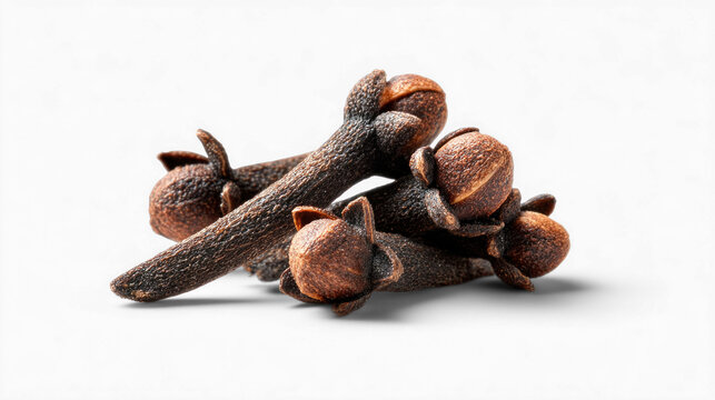 Realistic view of clove seasoning showcasing its rich texture and color details
