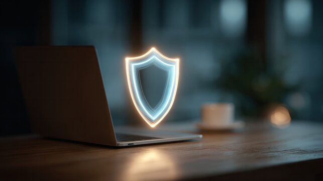 Cybersecurity awareness event protecting your digital assets online infographic modern environment close-up safety tips