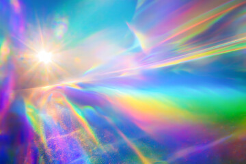 Luminous Holographic Spectrum Background