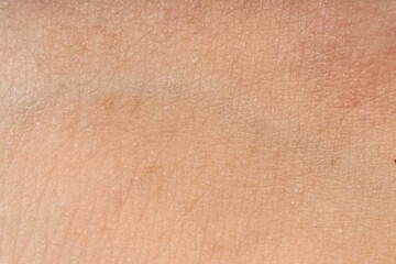 Macro view of human skin as background