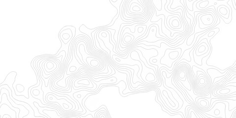 white topography map geography relief diagram texture design. Topography white background and black line world map texture design. Lines Topographic contour lines grid map seamless pattern.	
