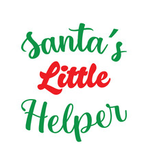 Santa’s Little Helper,Christmas typography t-shirt design, Christmas t-shirt Logo, Christmas graphic design, t-shirt design, decoration shirt design, Christmas PNG design