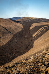Views near the Fagradalsfjal volcano in Iceland