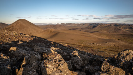 Obraz premium Views near the Fagradalsfjal volcano in Iceland
