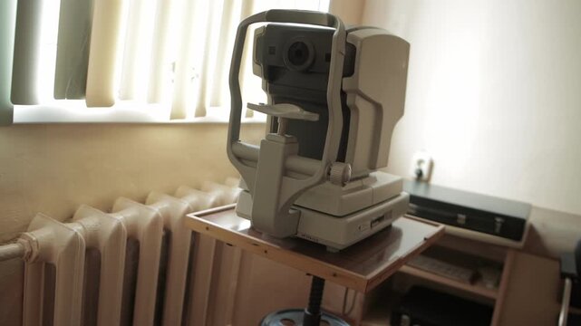 A modern device used in ophthalmology is an automatic refractometer. A device for quickly and accurately determining the refractive power of the eye, used in ophthalmology to detect myopia, hyperopia 