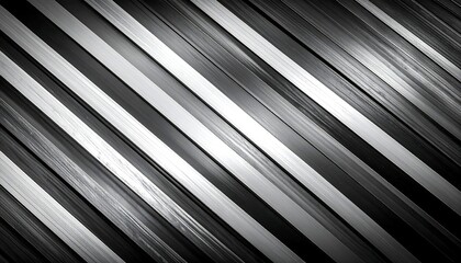 Diagonal grayscale stripes form an abstract backdrop, evoking a sleek modern design with light and shadow interplay