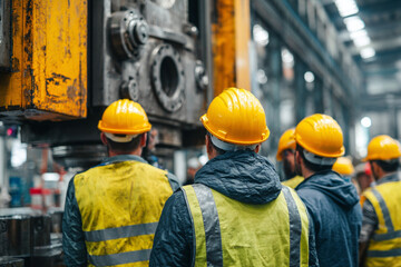 Industrial Workers in Safety Gear