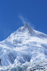 Wind Whips Snow Off Majestic