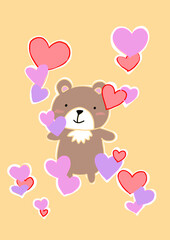 くまとハート