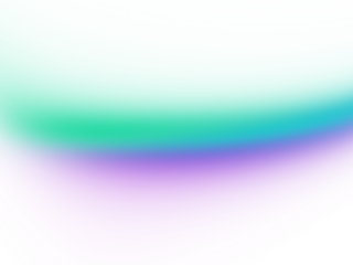 Modern abstract light streak in green and purple, a soft transparent fluid shape