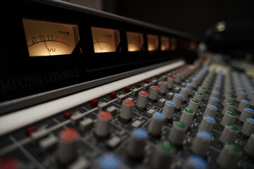 Every moment has its own rhythm &mdash; listen beyond the sound - Audio Mixing Console in Studio