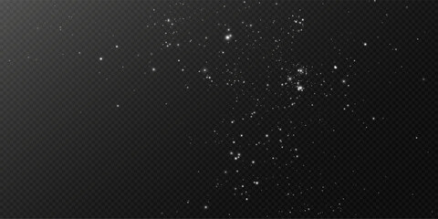 christmas light effect with glitter sparkle magic dust card white glow	