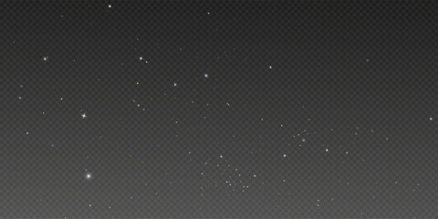 
magical glitter with soft shine, white highlights and glowing stardust on a transparent background,